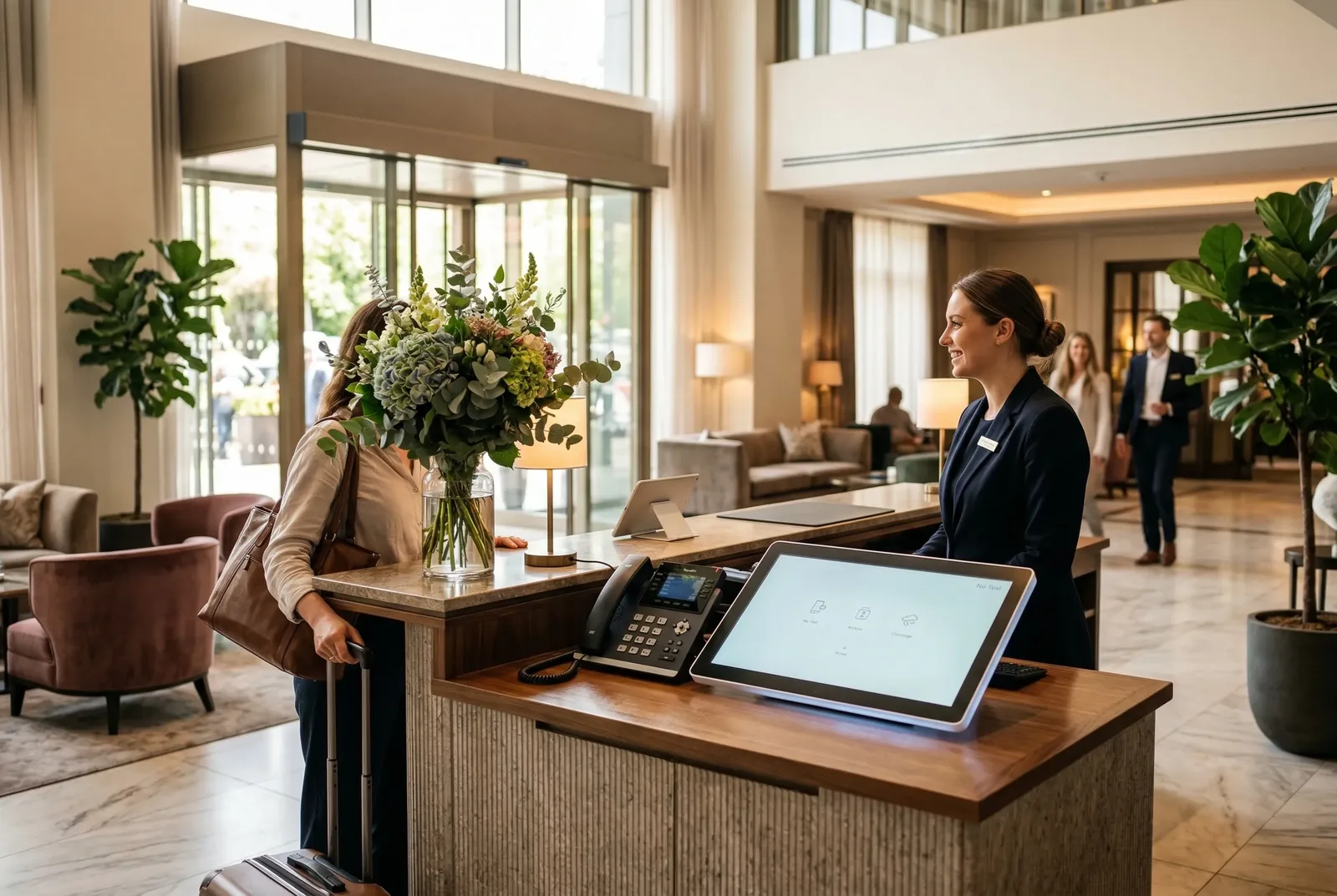 Voice Bot an der Hotelrezeption: digitales Reservierungssystem